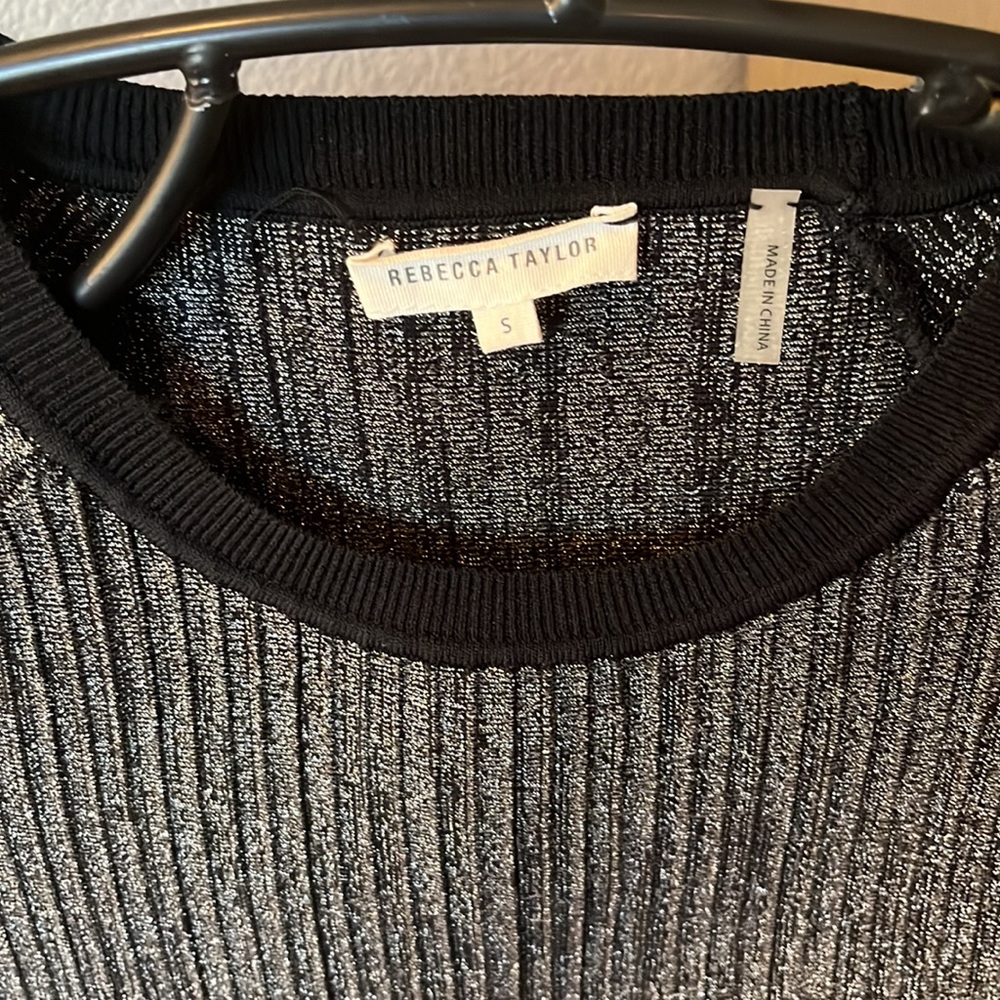 Rebecca Taylor stretch crop top S - Picture 2 of 5